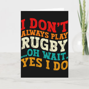 Tarjeta No Siempre Juego Rugby Oh Espera Sí Jugadores