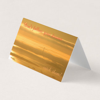 Tarjeta No sigas tus sueños - ¡Agarra!