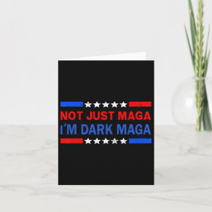 Tarjeta No solo estoy oscuro en las elecciones de Trump 20