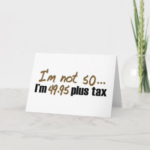 Tarjeta No son 50 $49.95 Más Impuesto