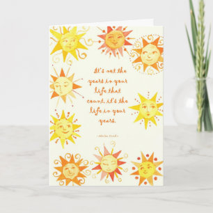 Tarjeta No son los años...