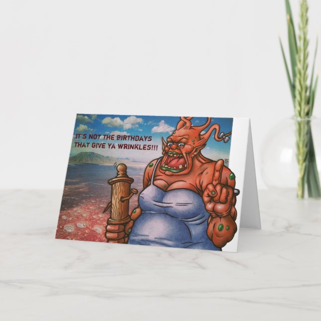 TARJETA NO SON LOS CUMPLEAÑOS... (Anverso)