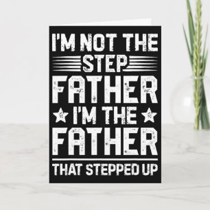 Tarjeta No Soy El Padrastro Me He Puesto Al Día Padre Dive