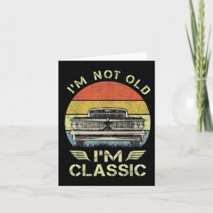 Tarjeta No Soy El Viejo Im Clic Funny Car Graphic - Mens Y