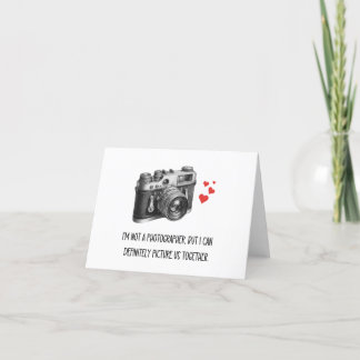 Tarjeta No soy fotógrafo, pero puedo imaginarnos juntos