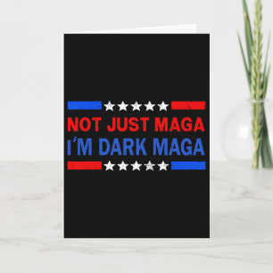 Tarjeta No soy solo Mega soy Dark Mega Trump 2024 Elección