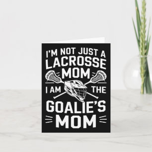 Tarjeta No soy solo una madre de Lacrosse, soy la madre de