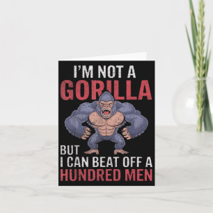 Tarjeta No Soy Un Gorila Pero Puedo Golpear A Cien Hombres