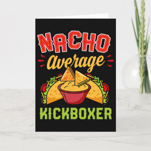 Tarjeta No soy un kickboxer promedio Divertido kickboxing 
