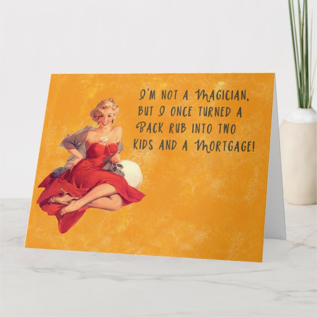 Tarjeta No soy un mago (Anverso)