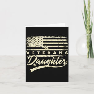 Tarjeta No Soy Una Niña De Papá Soy Una Hija De Veterano