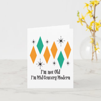 Tarjeta No soy viejo, soy medio siglo de diamantes atómico