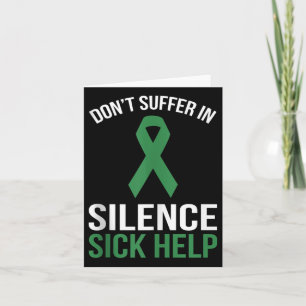 Tarjeta No Sufran En Silencio Ayuda Enferma - Salud Mental