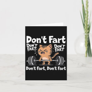 Tarjeta No te fastidies el divertido gimnasio Fitness entr