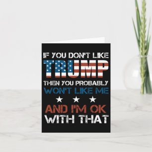 Tarjeta No Te Gusta Trump Entonces Probablemente No Te Gus