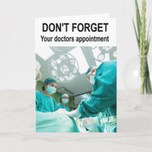 No te olvides de tu cita con el médico.
