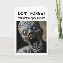 Tarjeta No te olvides de tu cita dental.
