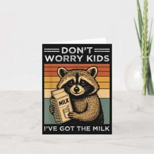 Tarjeta No te preocupes niños, tengo la grasa retro gracio