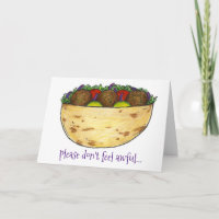 No te sientas triste Falafel Gracioso, te pondrás