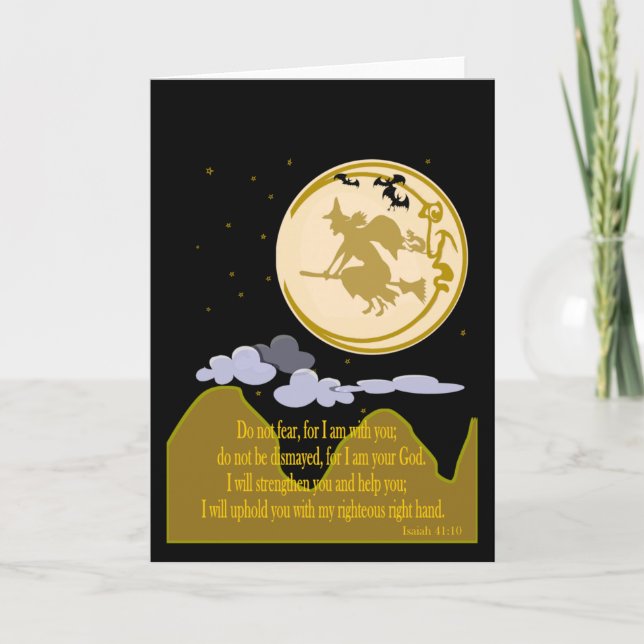 Tarjeta No tema - el 41:10 de Isaías (Anverso)