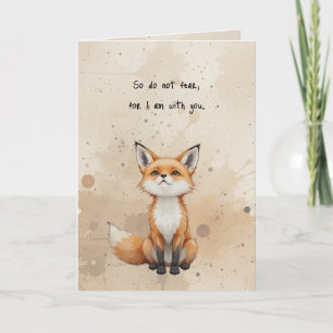 Tarjeta No Temas Versículo de la Biblia