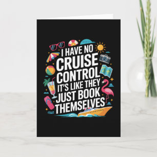 Tarjeta No Tengo Control Sobre Un Crucero Que Reservan Por