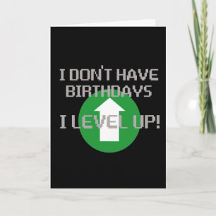 Tarjeta No tengo cumpleaños…