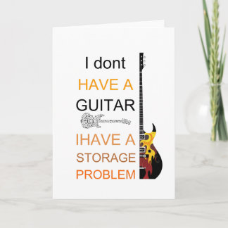 Tarjeta no tengo un problema de guitarra tengo un problema