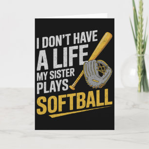 Tarjeta No Tengo Vida Mi Hermana Juega Softll