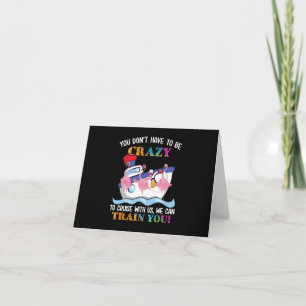 Tarjeta No Tienes Que Estar Loco Para Navegar Con Nosotros