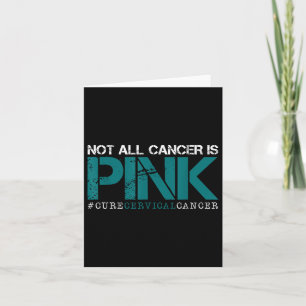 Tarjeta No todo el cáncer es conciencia del cáncer de cuel
