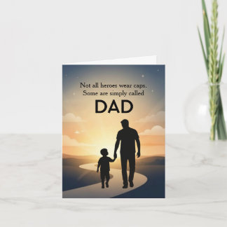 Tarjeta No Todos los Héroes Usan Capas Día del Padre