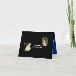 Tarjeta No todos los que se pierden