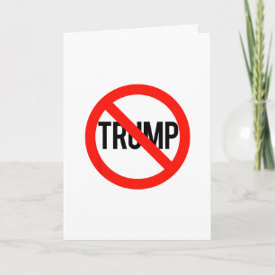 Tarjeta No Trump - Anti Trump