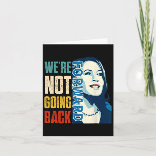 Tarjeta No vamos a volver a votar por el presidente Kamal 