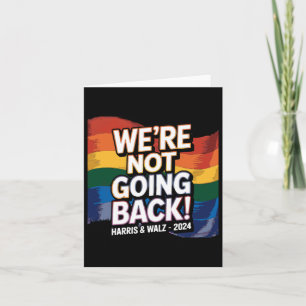 Tarjeta No Volver Al Orgullo - Harris Y Wheimer Votan En