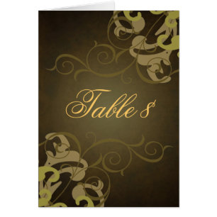 Tarjeta noble de la tabla de la voluta del oro y