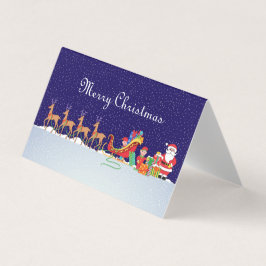 Tarjeta Noche antes de los Navidades