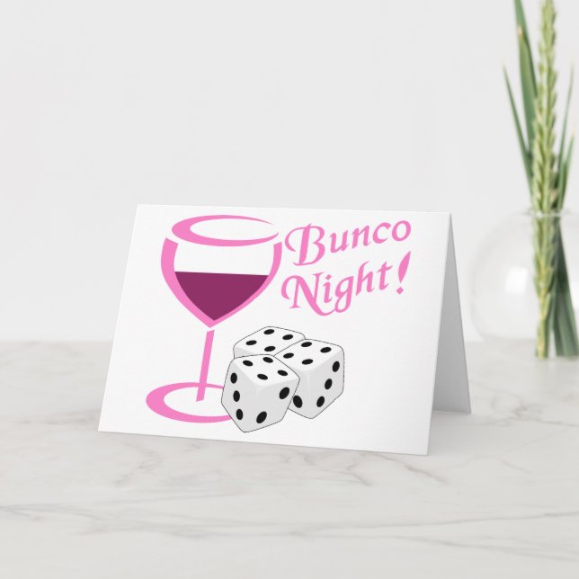 Tarjeta Noche de Bunco (Anverso)