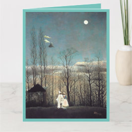 Tarjeta Noche de Carnaval por Henri Rousseau