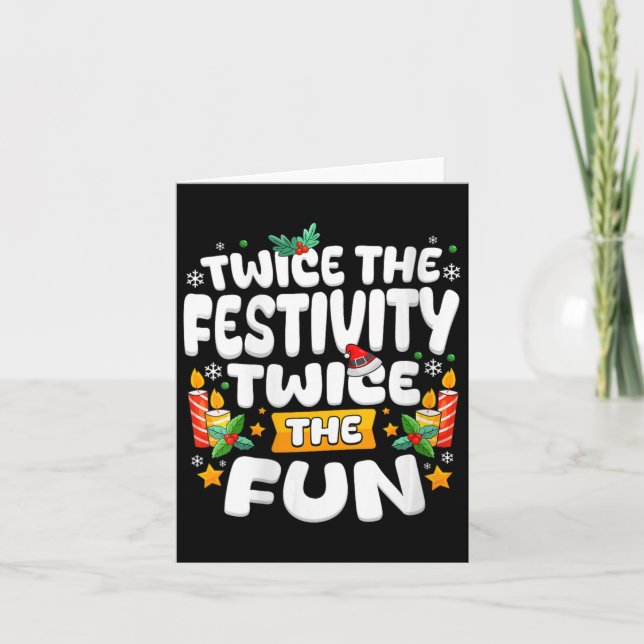 Tarjeta Noche de cumpleaños de las mujeres Snowman Navidad (Anverso)