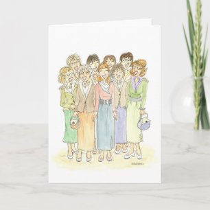 Tarjeta Noche de damas