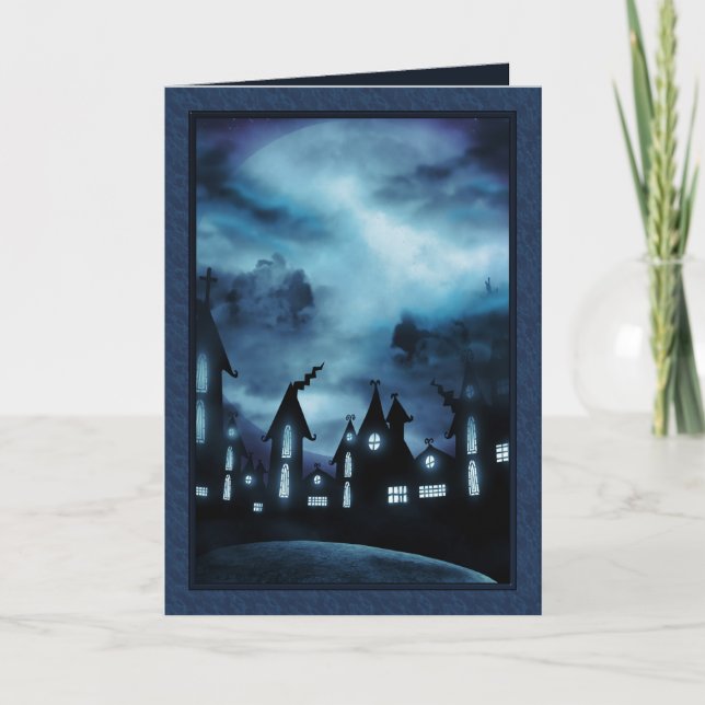 Tarjeta Noche de Halloween (Anverso)