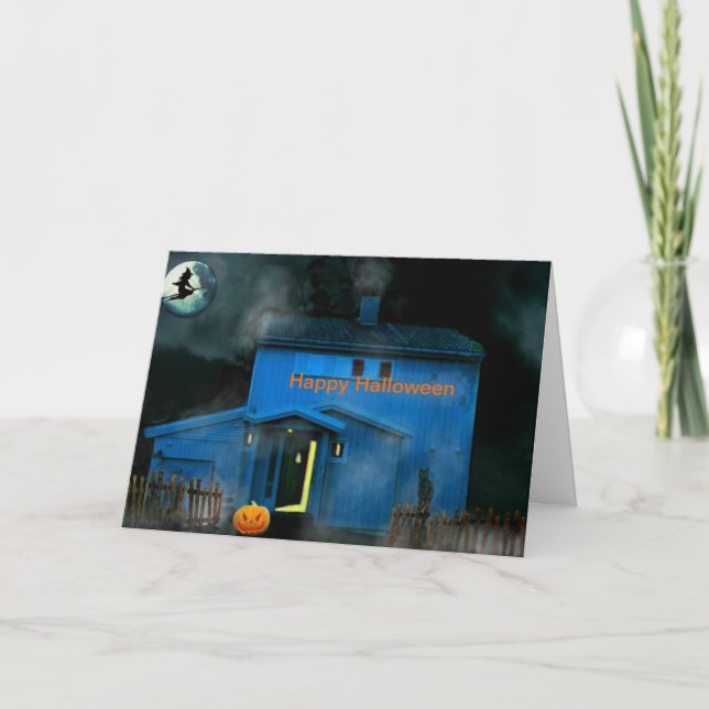 Tarjeta Noche de Halloween (Anverso)