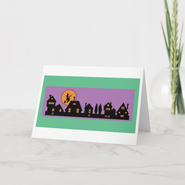 Tarjeta Noche de Halloween (Anverso)