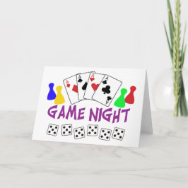 Tarjeta Noche de juego