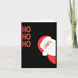 Tarjeta Noche de Santa Claus Hooho Navidades Nochevieja Ho
