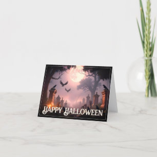 Tarjeta Noche de Sombras: Un Hechizo de Halloween Despiert