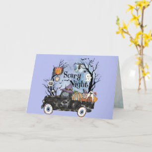 Tarjeta Noche de Terror de Halloween