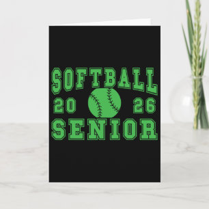 Tarjeta Noche de Veteranos de Softbol Softbol Senior 2026